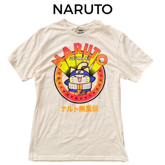 Men’s T Shirt NARUTO Vintage Style Shippuden size Medium NWT - Picture 2 of 5